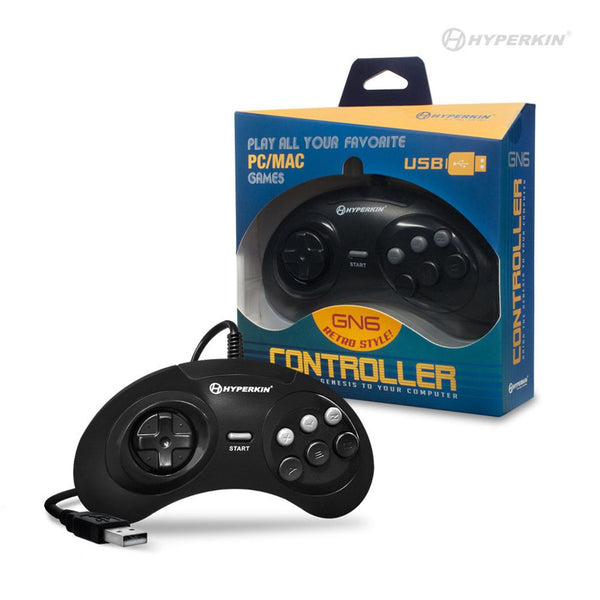 GN6 Premium Genesis-Style USB Controller - Hyperkin