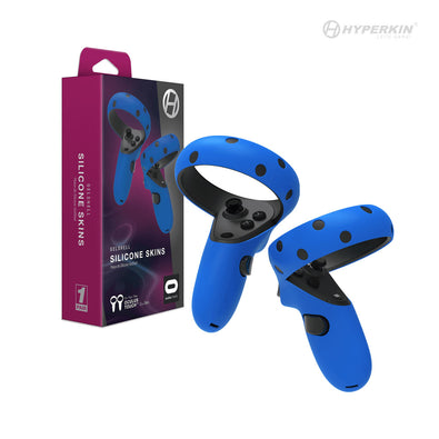 GelShell Silicone Skins Officially Licensed by Oculus (2nd gen) (1 Pair) (Blue) - Hyperkin