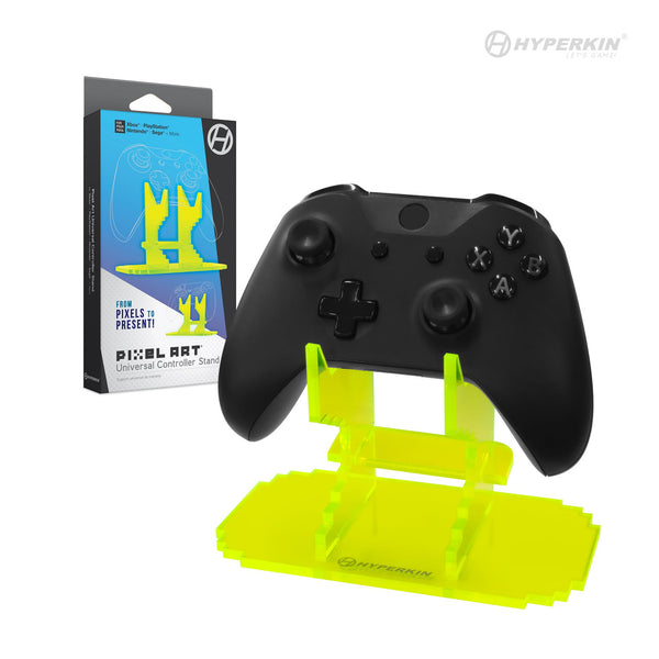 Pixel Art Universal Controller Stand (Yellow) - Hyperkin