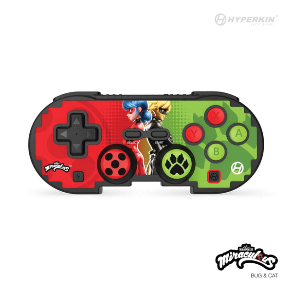 Hyperkin Pixel Art Bluetooth Controller Official Miraculous Edition(Ladybug & Cat)